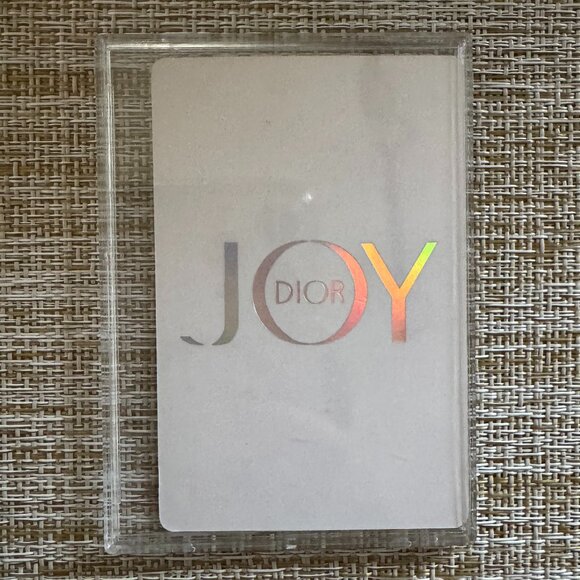 Dior Joy Queen of Diamonds Playing Card – Holographic Design in Magnetic Case - Picture 1 of 2